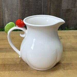 Vintage Jamestown China Garden Delights Tomato Pitcher Creamer Made in Japan